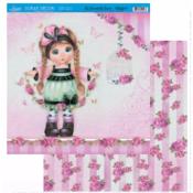 Papel Scrap Litoarte " Niña"