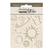 Decorative Chips 14x14 cms Stamperia Fortune Planetas