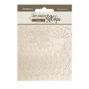 Decorative Chips 14x14 cms Stamperia Silent Sea shells and net