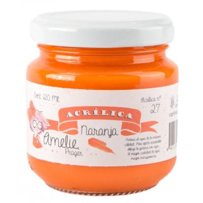 Amelie Acrilica 27 Naranja- 120 ML