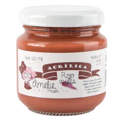 Amelie Acrilica 33 Rojo Inglés - 120 ML