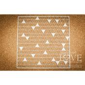 Chipboard - Triangles background - Love Llama