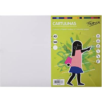 Cartulina Din A-3 Blanco