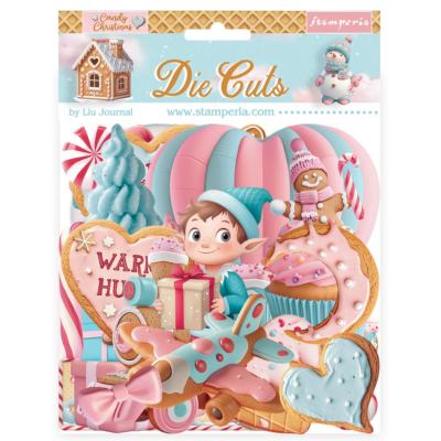Die Cuts surtidos -Candy Christmas Stamperia