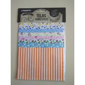 Tela adhesiva para Scrapbooking 8 ud. /set