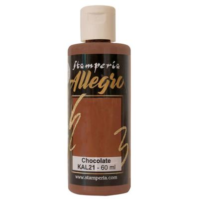 Pintura acrilica Allegro Stamperia chocolate