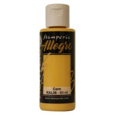 Pintura acrilica Allegro Stamperia corn
