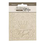 Decorative Chips 14x14 cms Stamperia Alterego marcos y corona