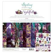 Kit de Papeles Scrap 30x30 Mintay By Karola Nightfall