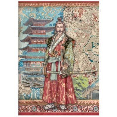  Papel Arroz Sir Vagabond in Japan Samurai Stamperia A-4