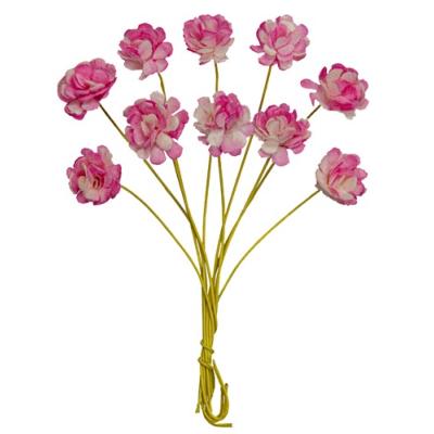 Set Crisantemos tonos rosa Scrapberrys