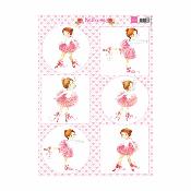 Papel A-4 Decoupage Bailarina