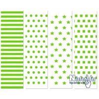 Papel Scrapbooking Modelo 3 Geométrico Verde