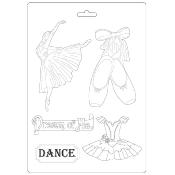 Stamperia Soft Mould A4 Passion bailarina