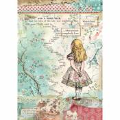  Papel Arroz  Alice Stamperia A-4