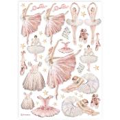Papel de Arroz Bailarina Stamperia A-4 