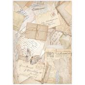 Papel de Arroz Postales Stamperia A-4 