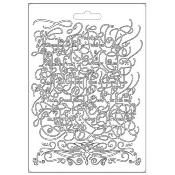 Stamperia Soft Mould A5  Romantic Garden House caligrafia