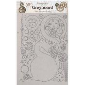 Greyboard A4 2 mm Stamperia Sir Vagabond in Japan Dragon