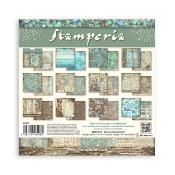 Coleccion Papeles  Stamperia 20.3X20.3  Songs of the Sea Backgrounds