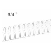 Espiral Wire 23 anillas blanco 3/4 "