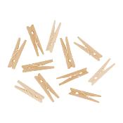  Pinzas madera natural 48x7 mm 48 u.