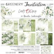 Stack de Papeles 30x30 Greenery Invitation Craft o'clock
