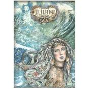  Papel Arroz   Stamperia A-4  Song of the Sea la sirena