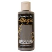 Pintura acrilica Allegro Stamperia Dark grey