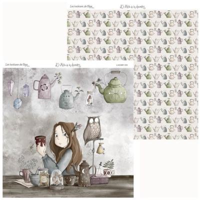Papel 12x12" Los Hechizos de Olga 7