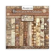 Coleccion Papeles  Stamperia 20.3X20.3  coffee and chocolate Backgrounds