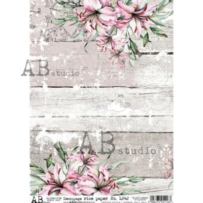 Papel de Arroz  A-4 AB Studio 1242