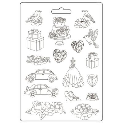 Stamperia Soft Mould A4 Timeless