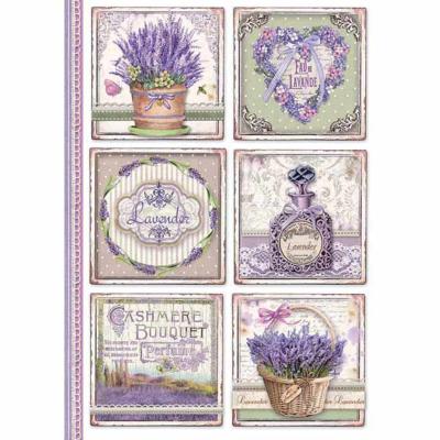  Papel Arroz   Stamperia A-4 Provence cards