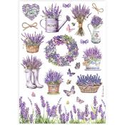 Papel de Arroz accesorios provence Stamperia A-4 