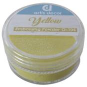 Polvos Embossing Opaco Yellow 7 grs.