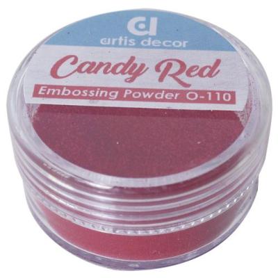 Polvos Embossing Opaco candy red 7 grs.