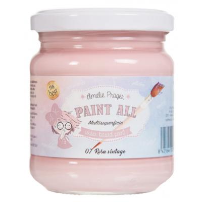 Pintura Multisuperficie " Paint All" 07 rosa vintage- 180 ml.