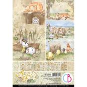 Set 9 papeles A-4 Ciao Bella Aesop´s Fables