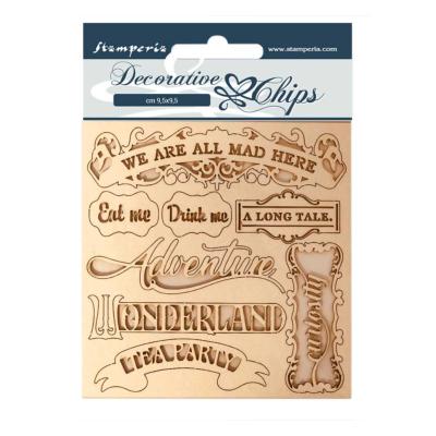 Decorative Chips Stamperia 14x14  cms.