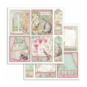 Hoja Stamperia 30x30 Orchid cards