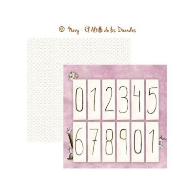 Papel 12×12  “Otro año magico”. Calendario Perpetuo