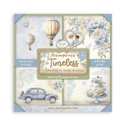 Maxi block Colección  Stamperia 20.3x20.3 Timeless Impreso 1 cara