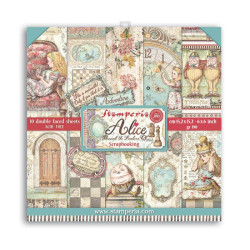Colección Scrap Stamperia 15,24x15,24 Alice through