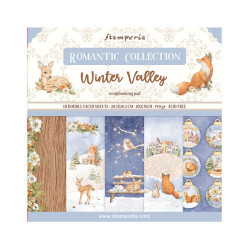 Colección Scrap Stamperia 20.3x20.3 Winter Valley