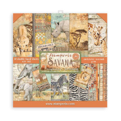 Colección Scrap Stamperia 15,24x15,24 Savana