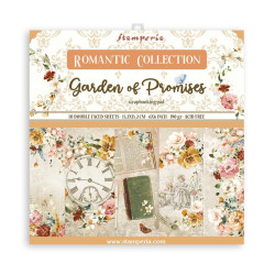 Colección Scrap Stamperia 15,24x15,24 Garden Promises