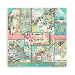 Colección Scrap Stamperia 20.3x20.3 Wonderland