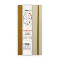 Libreta Mix Media Journal Acuarela 10x21 cms. Stamperia