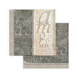 Hoja 30x30 cms. Stamperia Calligraphy book